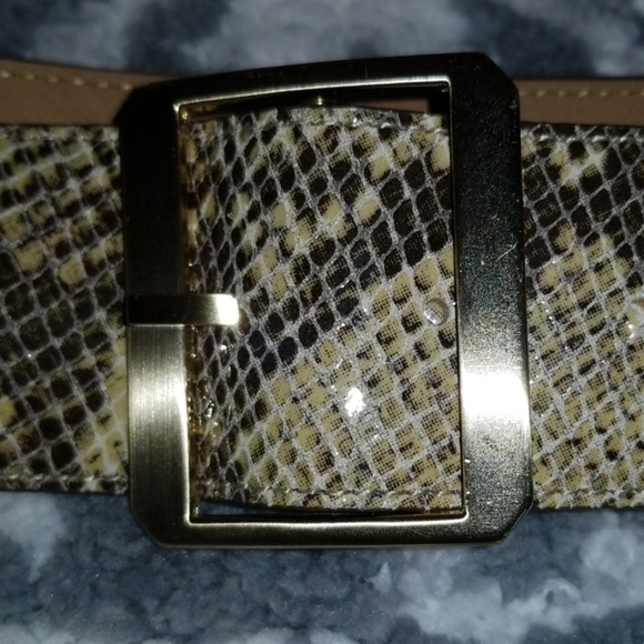 Halogen Snakeskin Style Belt - Picture 3 of 6
